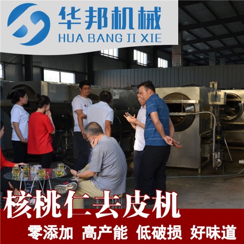 供應核桃仁去皮視頻 核桃粉生產(chǎn)去皮機