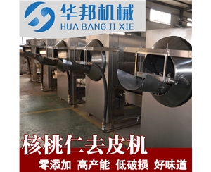 時產200公斤核桃仁去皮機 華邦核桃仁脫皮技術 節(jié)水節(jié)能